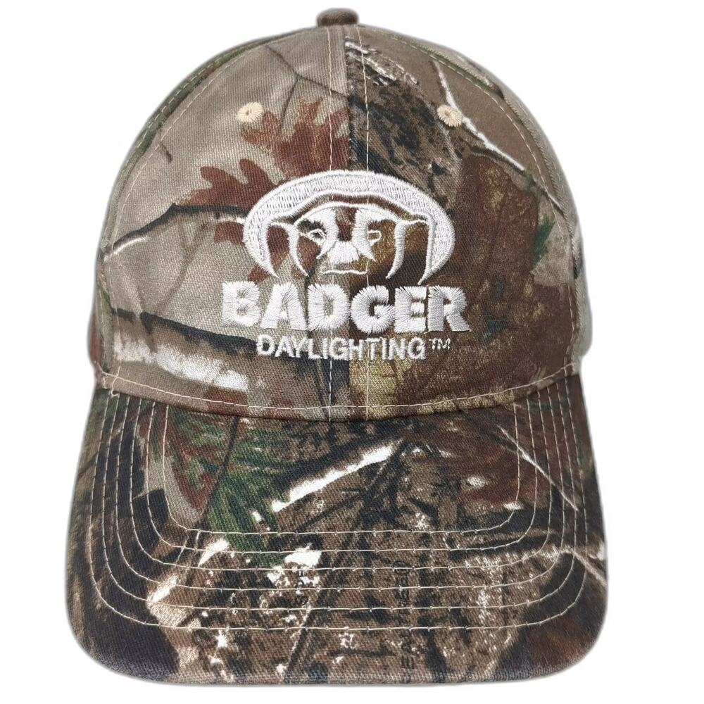 Kati Baseball Cap Brown Green Badger Daylighting Embroidered Camo Hat OS